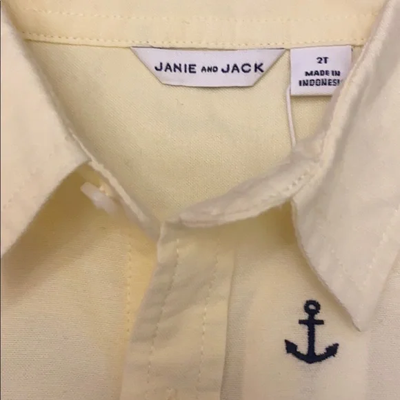 Janie And Jack 2T Boys Button Down - Picture 2 of 4